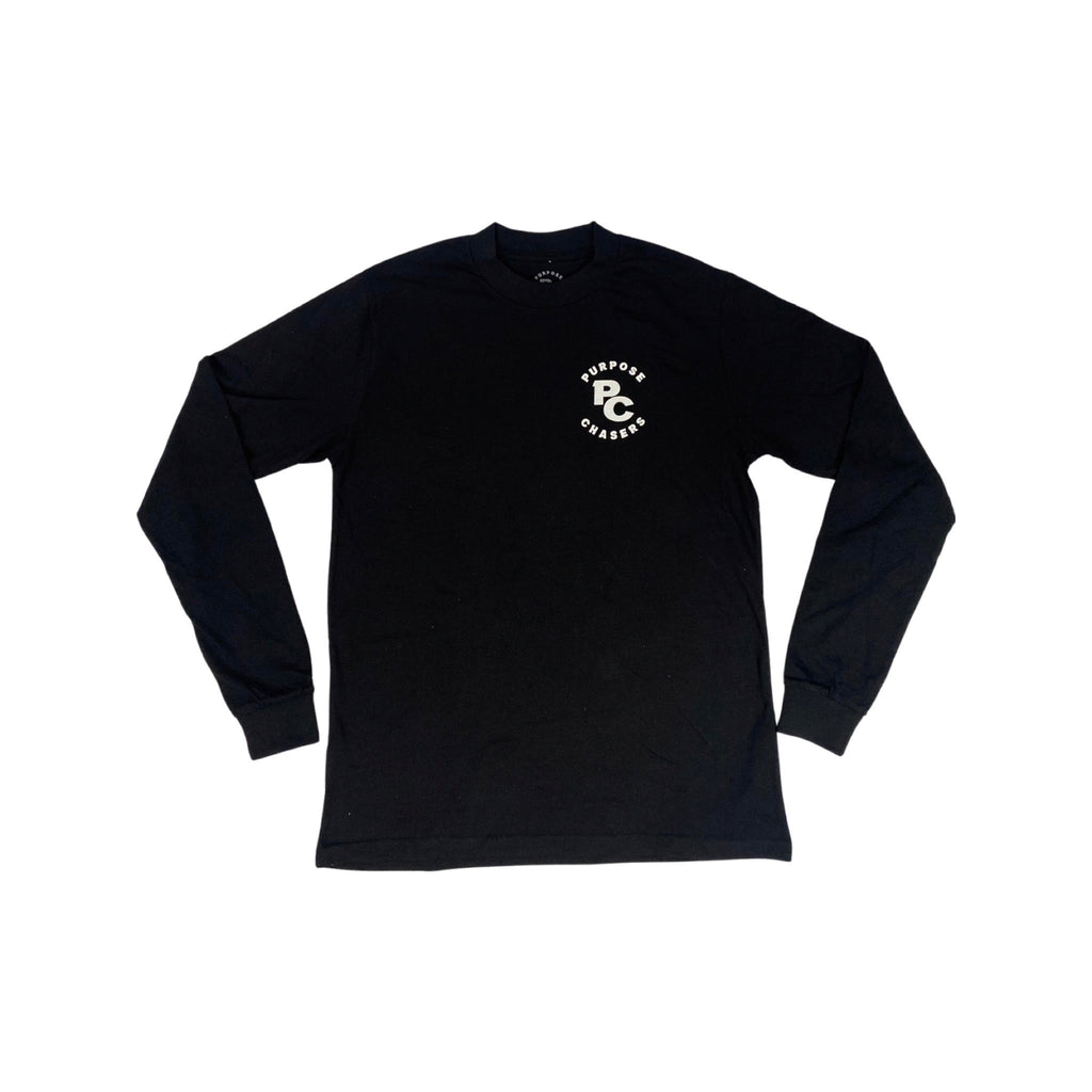 Classic Logo Long-sleeve” - Black – Purpose Chasers Apparel