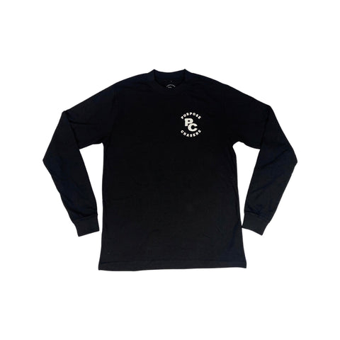 “Classic Logo Long-sleeve” - Black